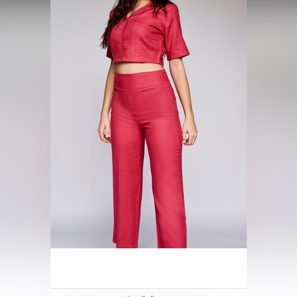 Anita Dongre Other - AND india Solid cropped set wine colour size 8 no signs of wearing just like new